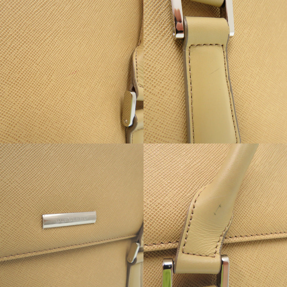BURBERRY Handbag PVC beige