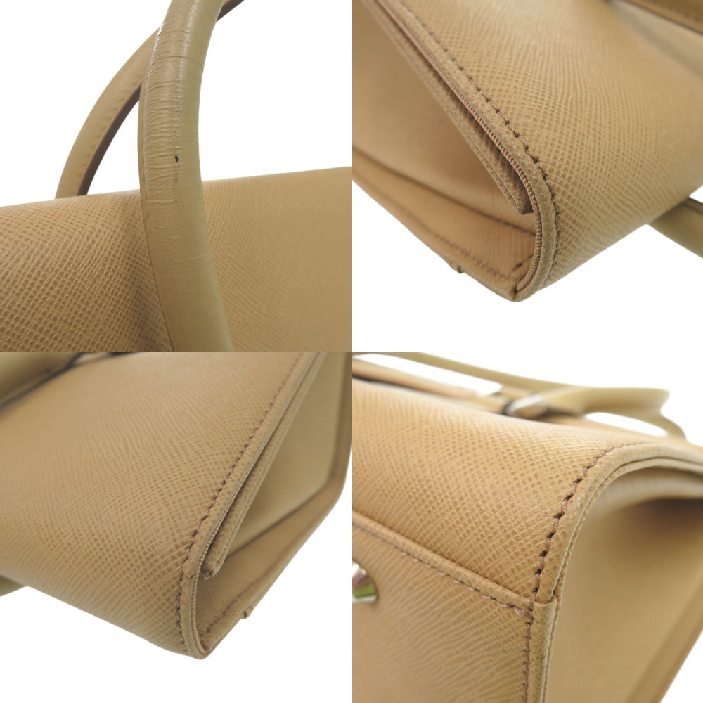 BURBERRY Handbag PVC beige