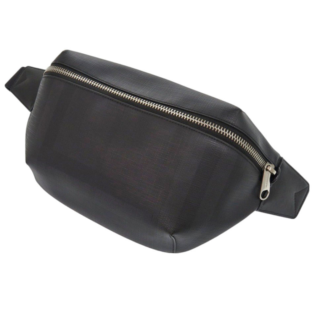 BURBERRY Waist bag 8014237 leather black London check Sling bag