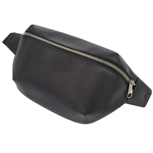 BURBERRY Waist bag 8014237 leather black London check Sling bag