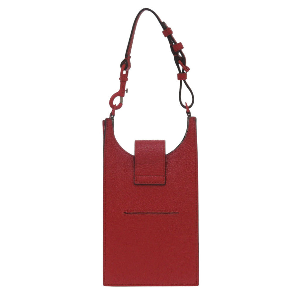 FENDI Shoulder Bag 7AR944 leather Red