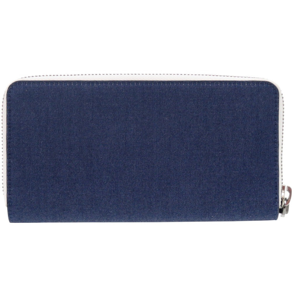 Christian Louboutin Long Wallet Purse 1235496 denim blue