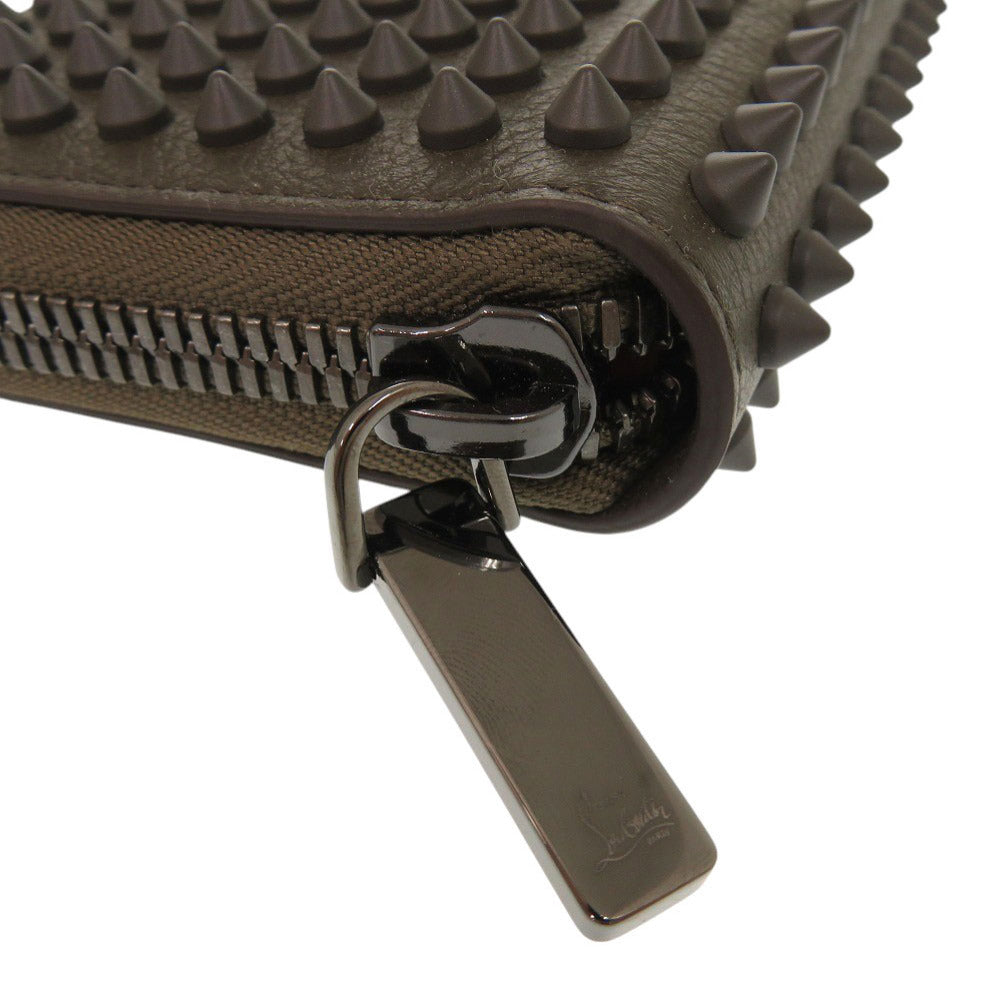 Christian Louboutin Long Wallet Purse 1165044 leather black Panettone