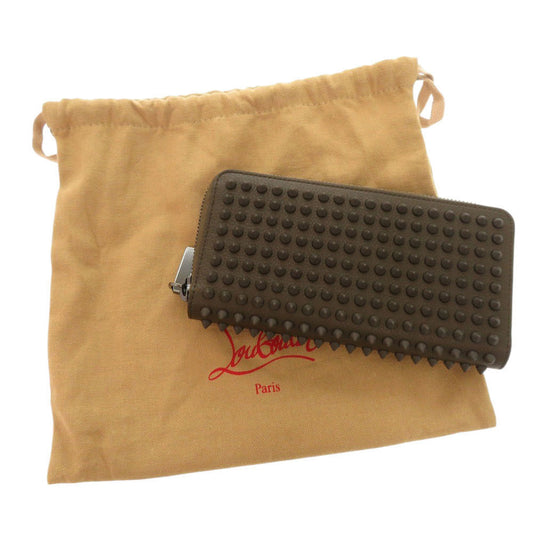 Christian Louboutin Long Wallet Purse 1165044 leather black Panettone