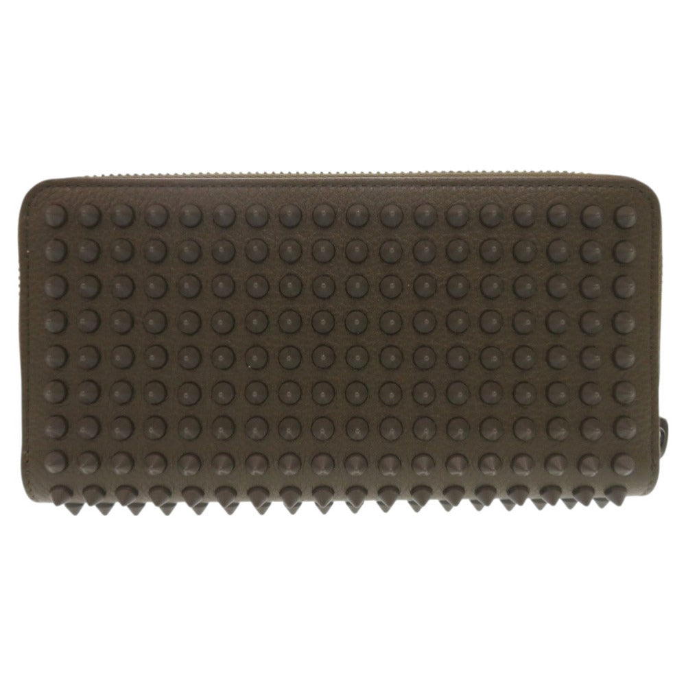 Christian Louboutin Long Wallet Purse 1165044 leather black Panettone