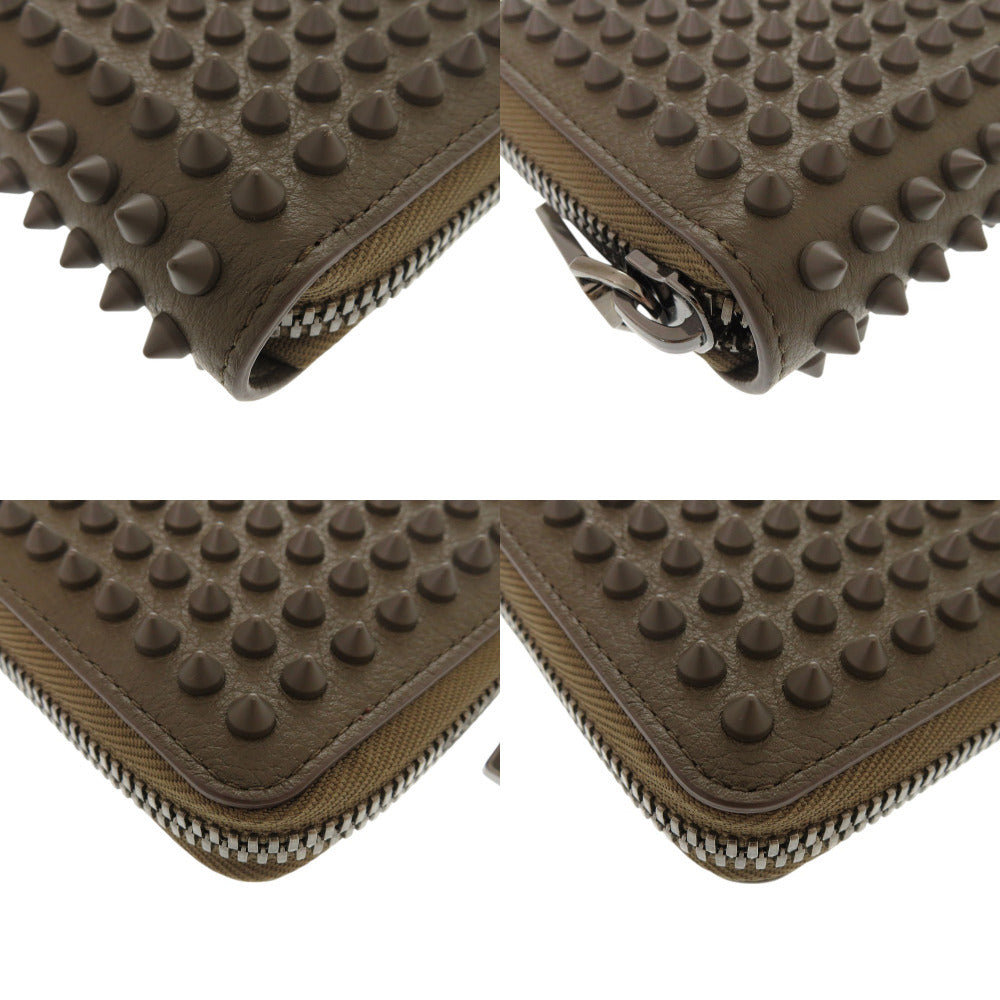 Christian Louboutin Long Wallet Purse 1165044 leather black Panettone