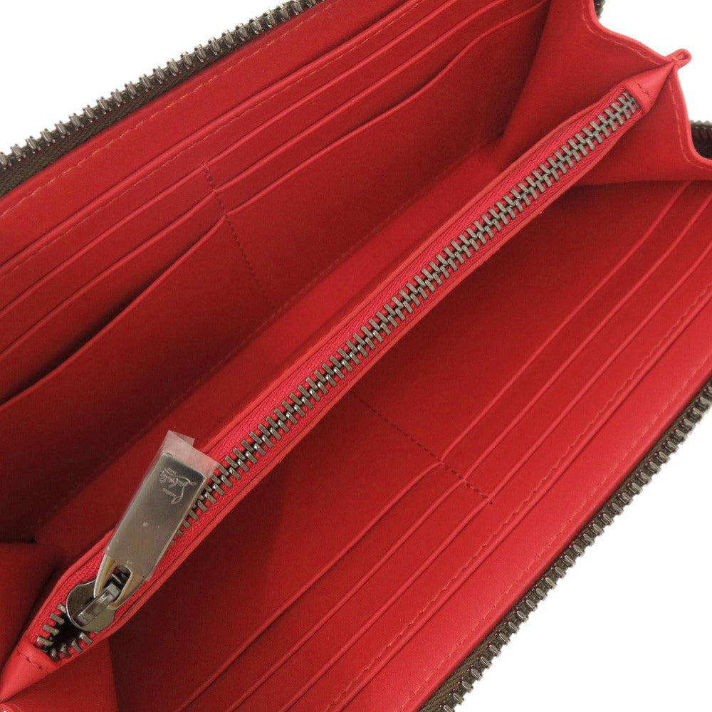 Christian Louboutin Long Wallet Purse 1165044 leather black Panettone