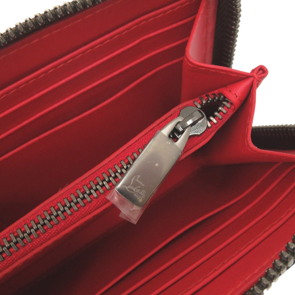 Christian Louboutin Long Wallet Purse 1165044 leather black Panettone