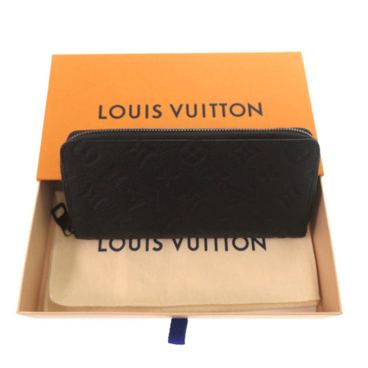 LOUIS VUITTON Long Wallet Purse M69047 leather black Zippy Wallet Vertical