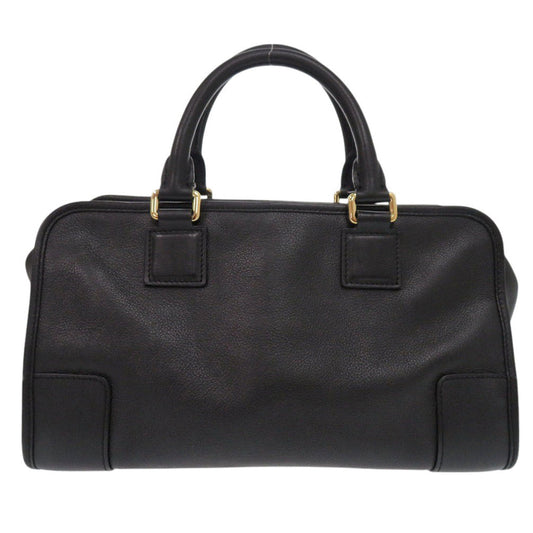 LOEWE Handbag leather black Amazona 28 Women Used Authentic