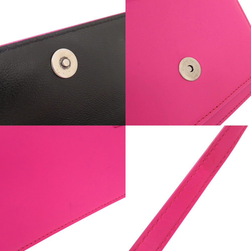 BALENCIAGA Waist bag leather pink Sharp XS