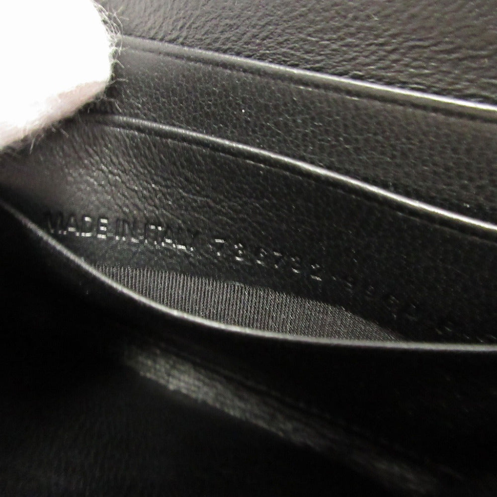 BALENCIAGA Long Wallet Purse 736732 leather white ENVELOPE