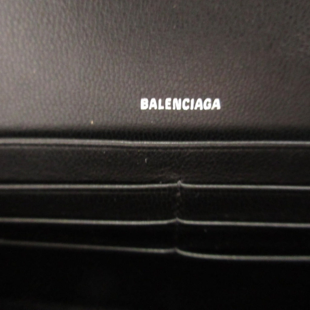 BALENCIAGA Long Wallet Purse 736732 leather white ENVELOPE