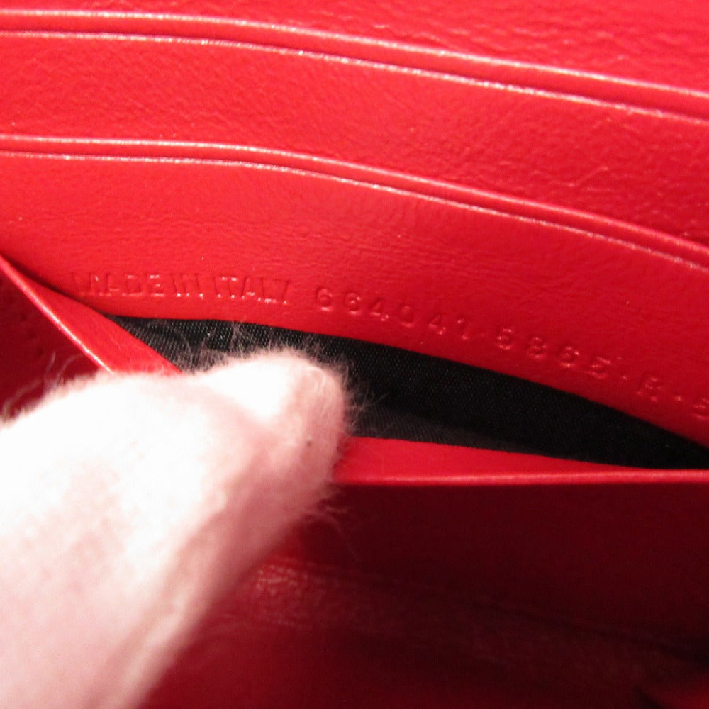 BALENCIAGA Long Wallet Purse 664041 leather pink