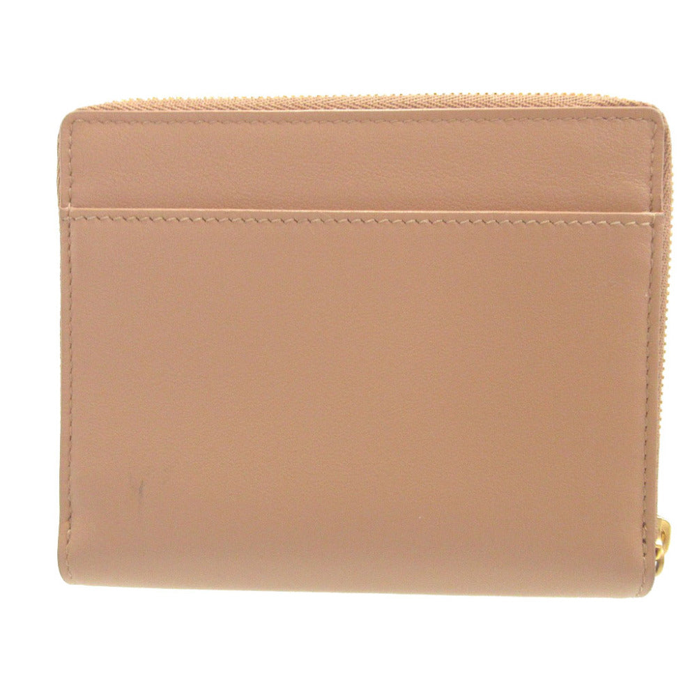 BALENCIAGA Bifold Wallet 753762 leather beige ENVELOPE