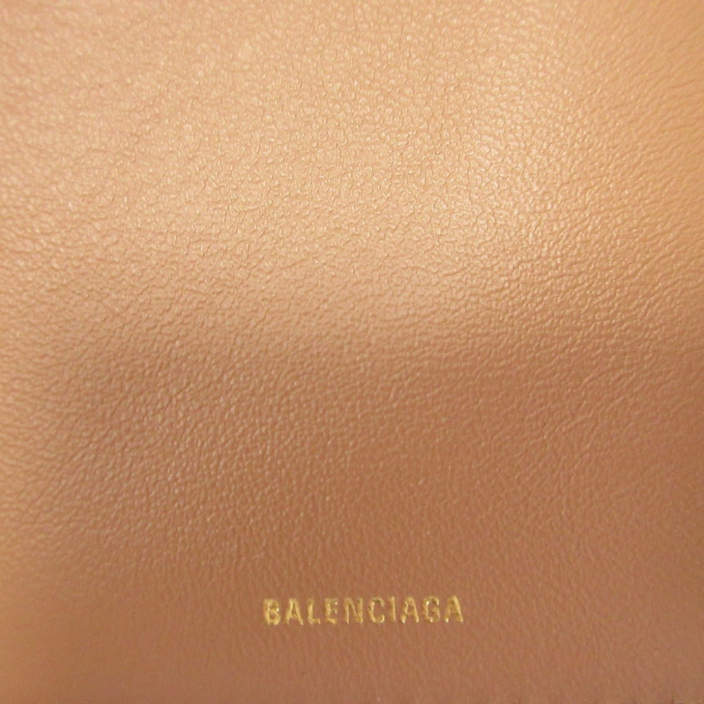 BALENCIAGA Bifold Wallet 753762 leather beige ENVELOPE