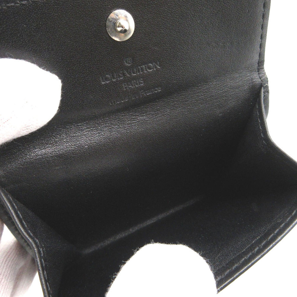 LOUIS VUITTON Coin case M92137 Monogram satin black Porte Monnaie Satin Monogram