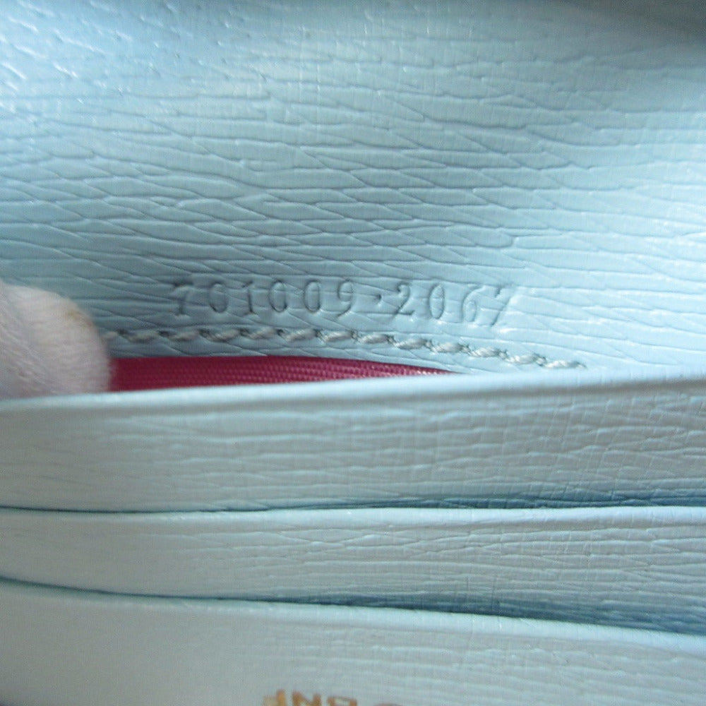 GUCCI Bifold Wallet 701009 leather blue Bananya