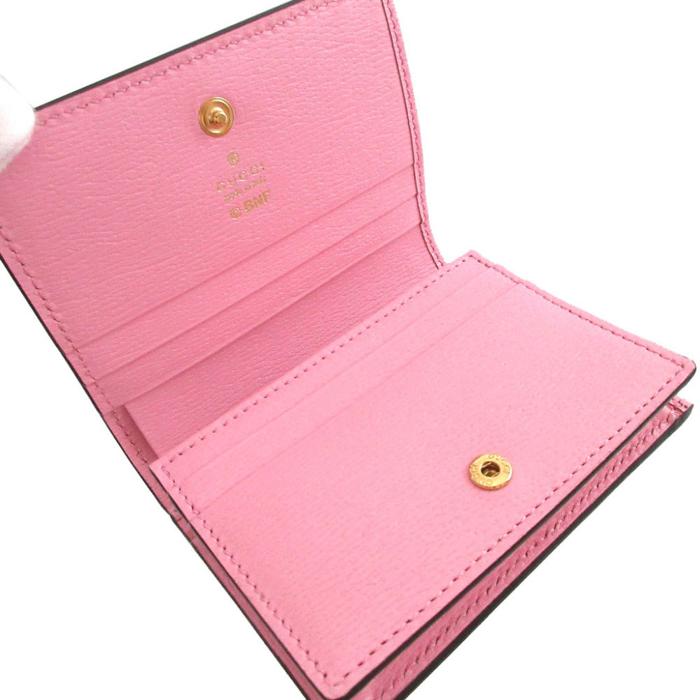 GUCCI Bifold Wallet 701009 leather pink Bananya