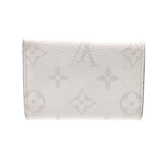 LOUIS VUITTON Tri-fold wallet M67621 Taiga white Taigalama Discovery Compact Wallet IC Chip