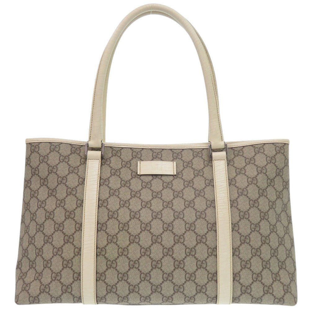 GUCCI Tote Bag 114595 PVC beige