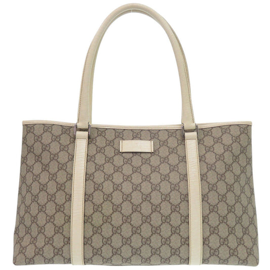 GUCCI Tote Bag 114595 PVC beige