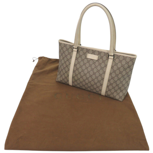 GUCCI Tote Bag 114595 PVC beige