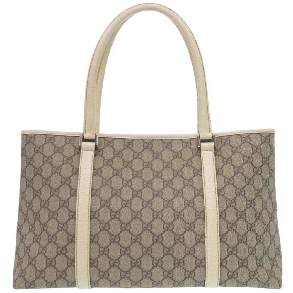 GUCCI Tote Bag 114595 PVC beige