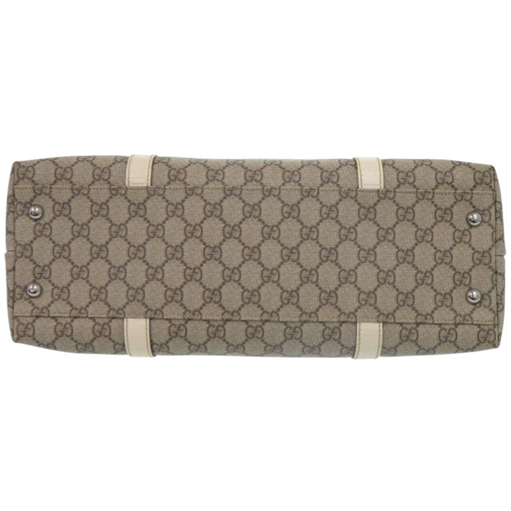 GUCCI Tote Bag 114595 PVC beige