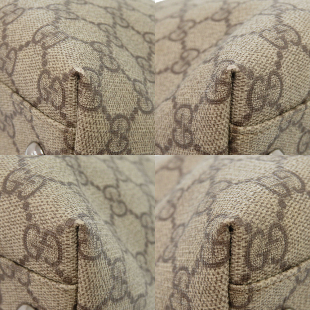 GUCCI Tote Bag 114595 PVC beige