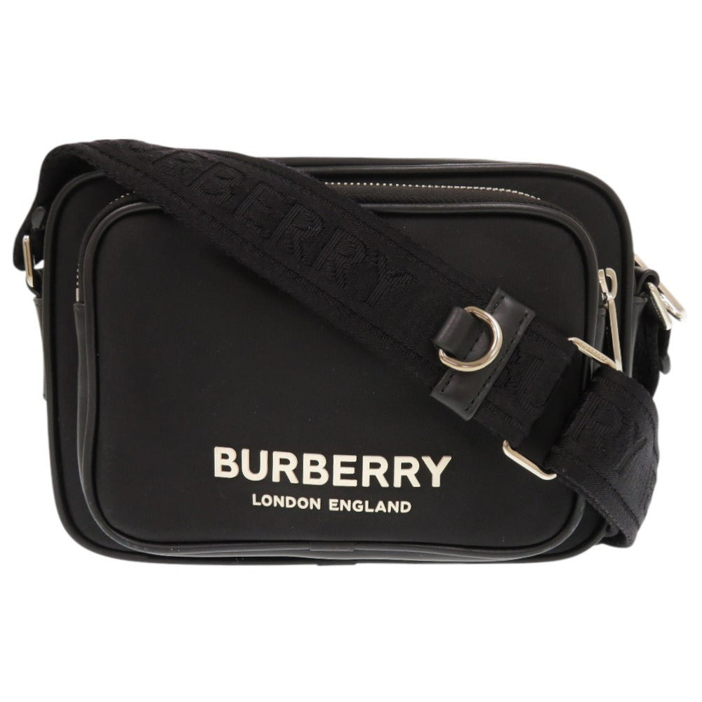 BURBERRY Shoulder Bag Nylon black mens Used Authentic