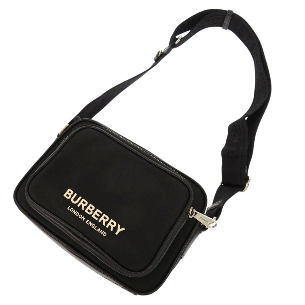 BURBERRY Shoulder Bag Nylon black mens Used Authentic