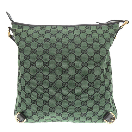 GUCCI Shoulder Bag 272400 GG canvas, leather green Abbey
