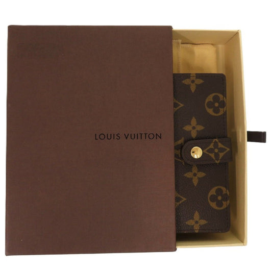 LOUIS VUITTON Bifold Wallet M61663 Monogram canvas Brown Monogram Porto Monevier Vienova
