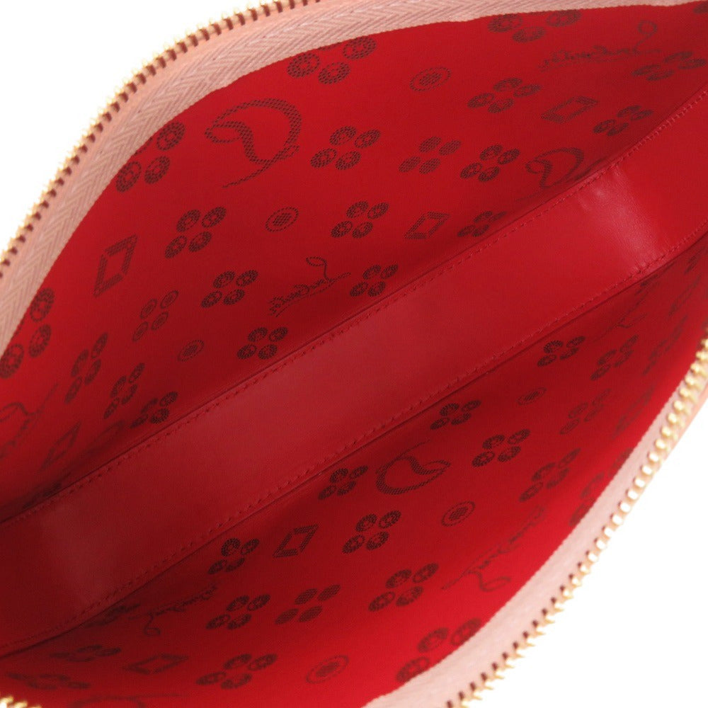 Christian Louboutin Shoulder Bag 3225038 leather pink Rubira Zip Up