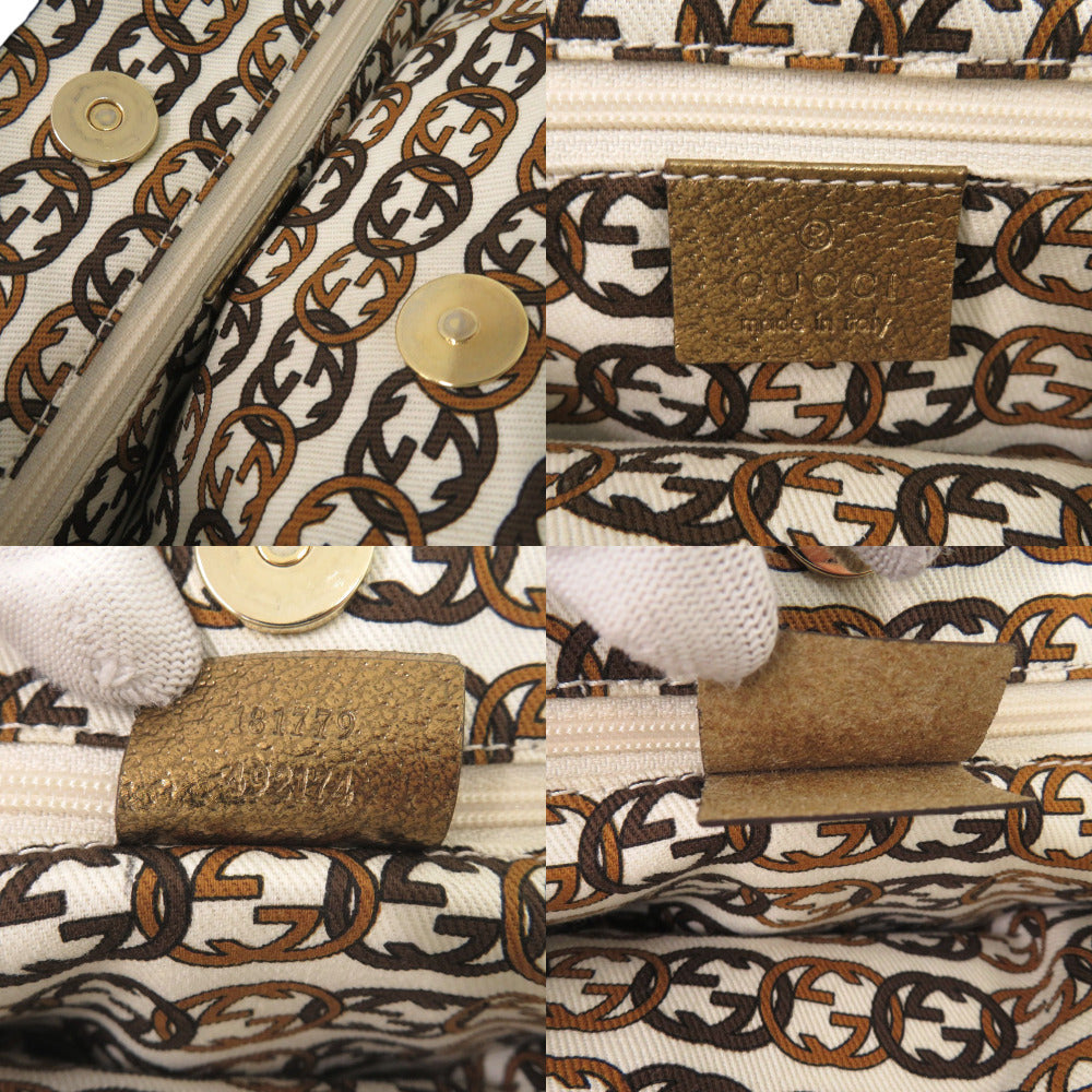 GUCCI Tote Bag 181779 GG canvas beige Pretty