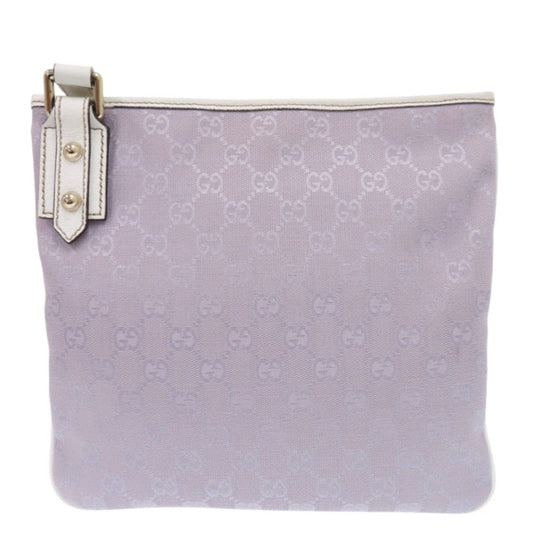 GUCCI Shoulder Bag 257246 GG canvas purple