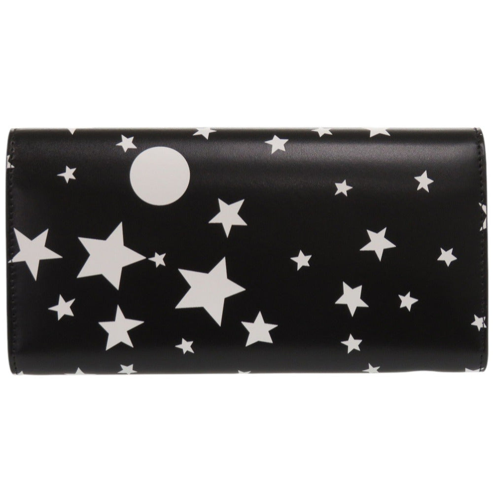 BALENCIAGA Long Wallet Purse 499207 leather black