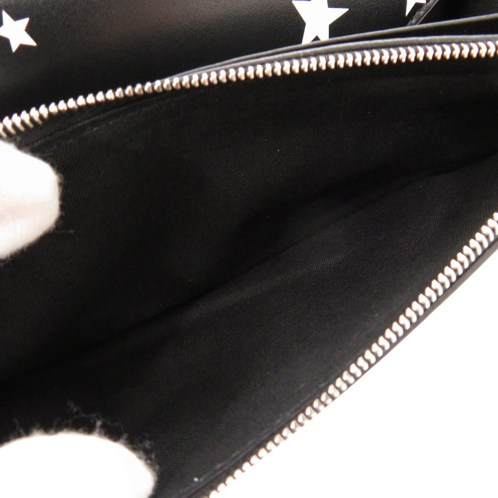 BALENCIAGA Long Wallet Purse 499207 leather black