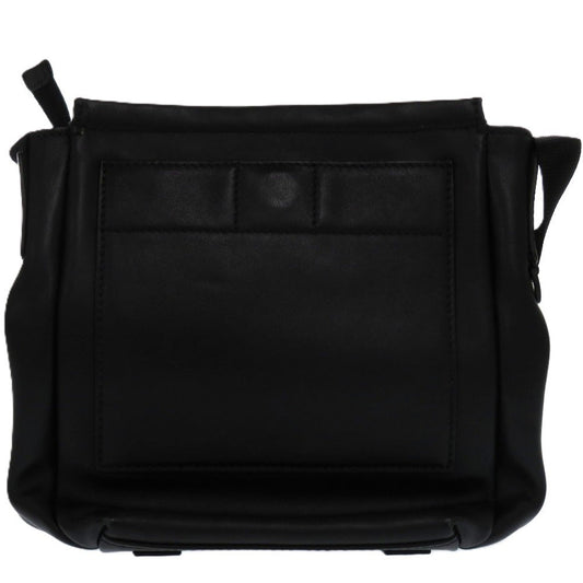 PRADA Shoulder Bag leather black