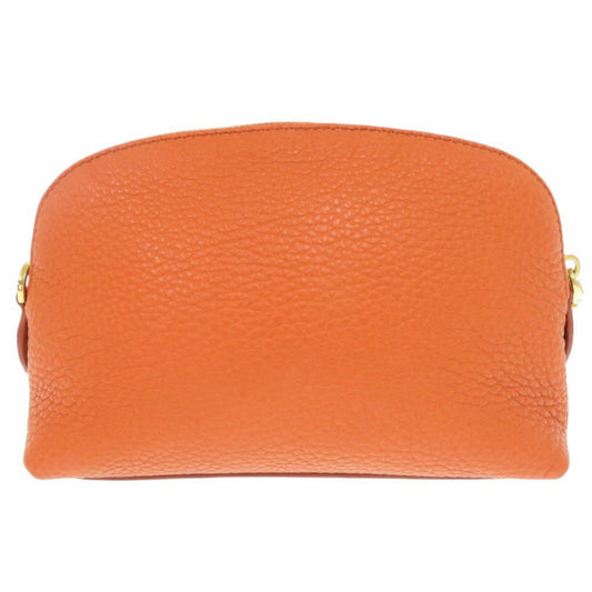 PRADA Pouch leather Orange