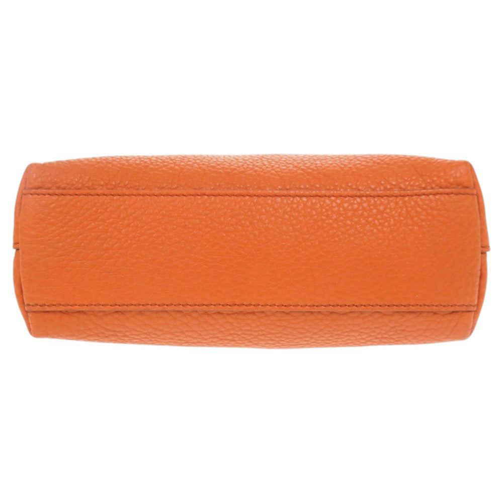 PRADA Pouch leather Orange