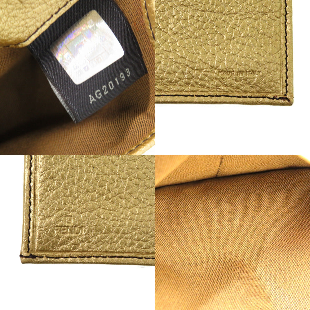 FENDI Long Wallet Purse AG20193 canvas Brown Zucca W Hook Wallet
