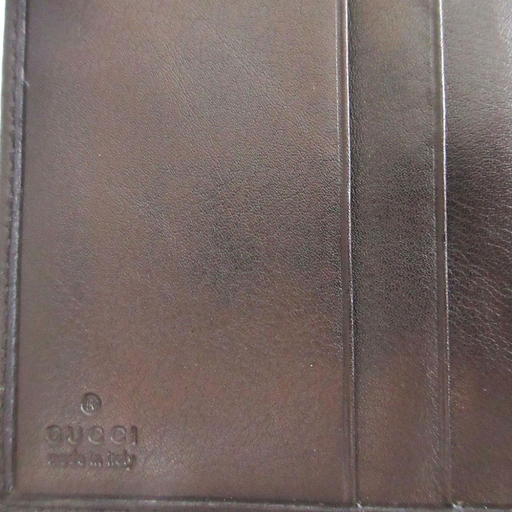 GUCCI Tri-fold wallet 181597 GG canvas, leather black Interlocking G