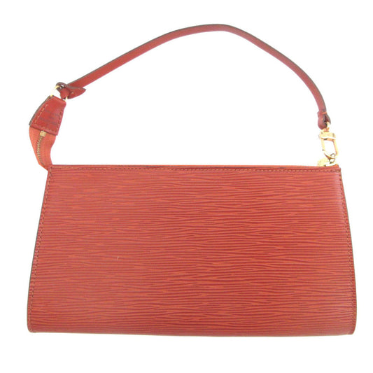 LOUIS VUITTON Pouch M52943 Epi Leather Brown Epi Pochette Accessoar