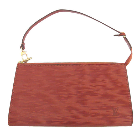 LOUIS VUITTON Pouch M52943 Epi Leather Brown Epi Pochette Accessoar