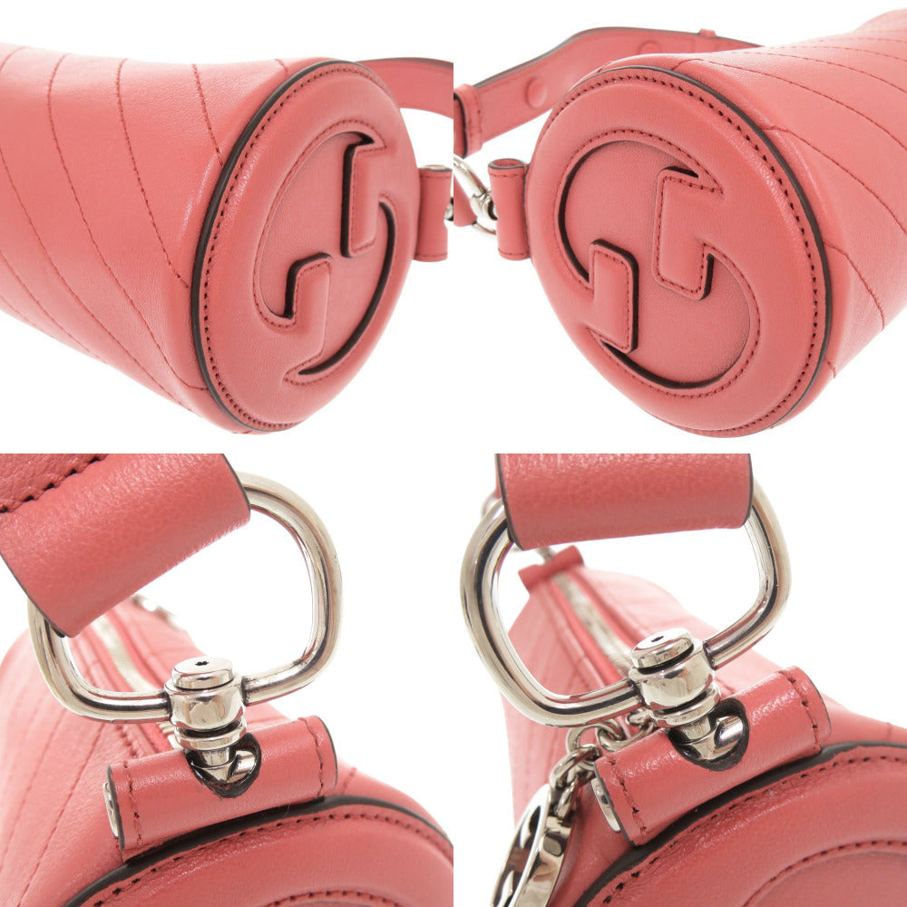 GUCCI Shoulder Bag 760170 leather pink Blondy