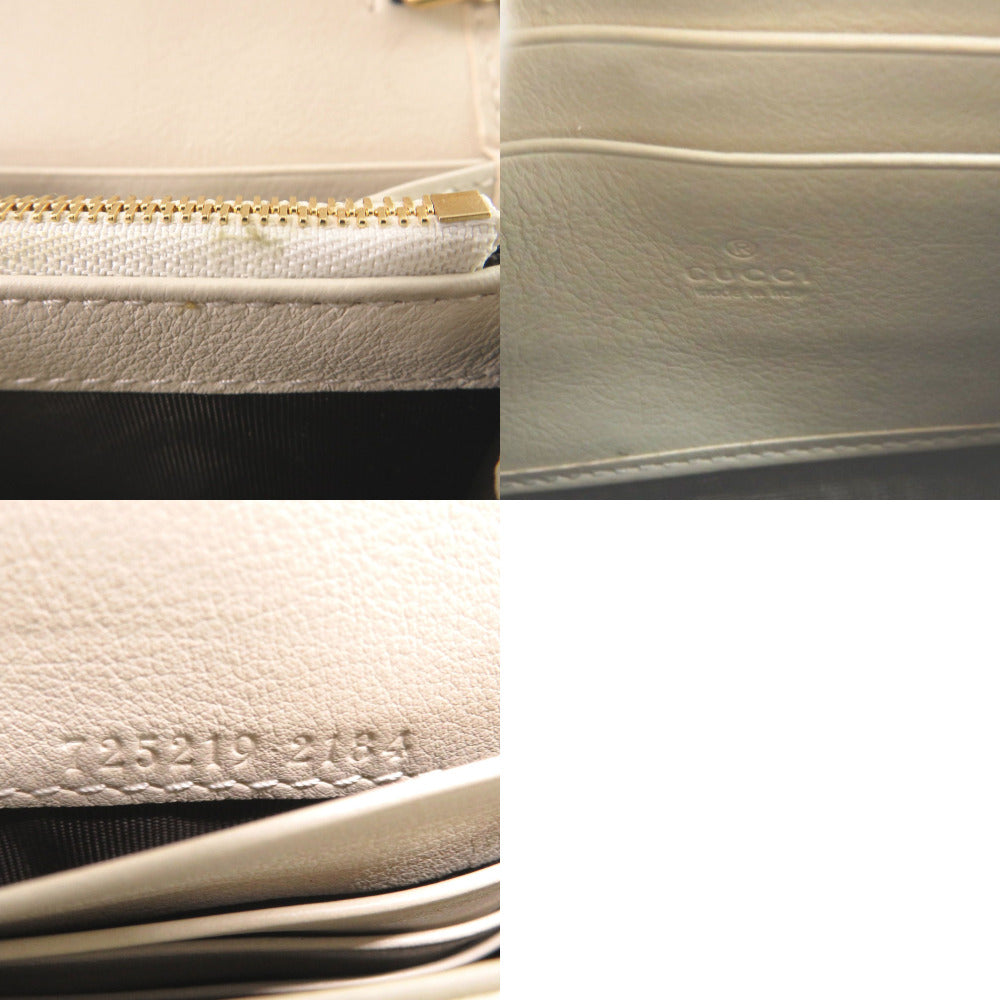GUCCI Bifold Wallet 725219 leather white Blondy