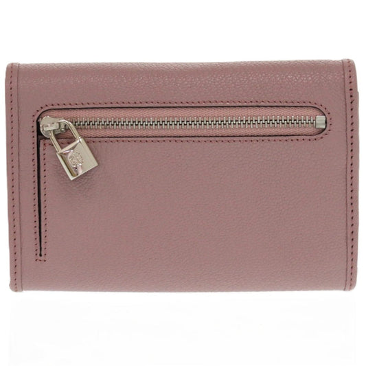 LOEWE Long Wallet Purse leather purple Amazona anagram