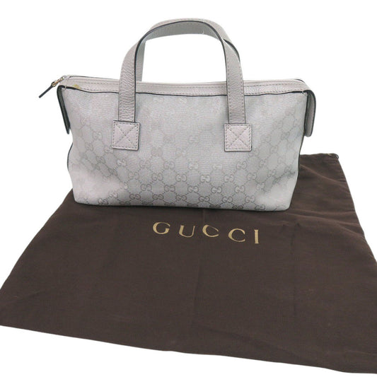 GUCCI Handbag 264210 GG canvas, leather Silver